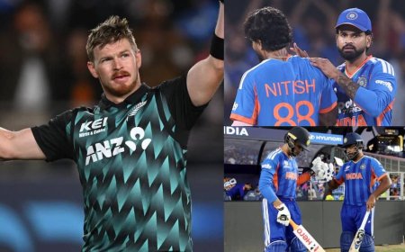 IND vs NZ 4th T20I Live Score: मयंक यादव की शानदार वापसी, 20 रन खाने के बाद किया डेरिल मिशेल को आउट