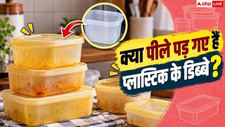 Plastic Container Cleaning: प्लास्टिक के डिब्बे से नहीं जा रहे पीले दाग? अपनाएं ये तरीके