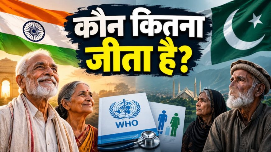 EXPLAINED: भारत-पाकिस्तान में कहां के लोगों की होती है ज्यादा उम्र? WHO का बड़ा खुलासा, पढ़िए