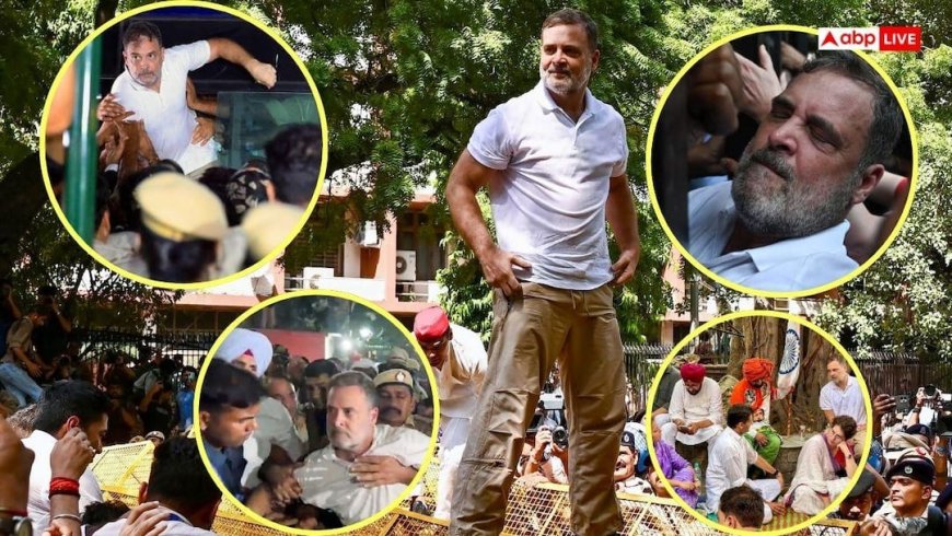 9 घंटे हाई वोल्टेज ड्रामा और 2 घंटे की हिरासत..., दिनभर चले राहुल के प्रदर्शन में क्या-क्या हुआ?