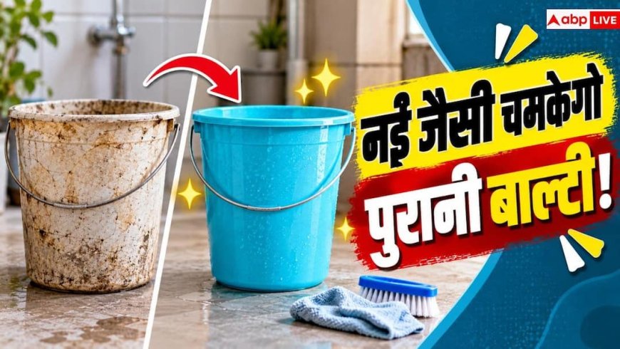 Plastic Bucket Cleaning Tips: गंदी और चिपचिपी हो गई है बाल्टी? 2 मिनट में ऐसे चमकाएं