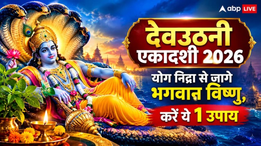 Dev Uthan Ekadashi 2026: 4 महीने बाद योग निद्रा से जागेंगे भगवान विष्णु, तुलसी विवाह पर जरूर करें ये 1 काम; खुलेंगे भाग्य के द्वार